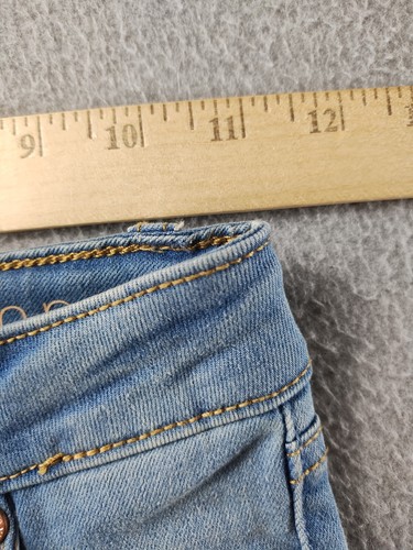 7 For All Mankind Girl's Pants Blue Size 7 The Skinny Adjustable Waist Low Rise - Picture 9 of 12