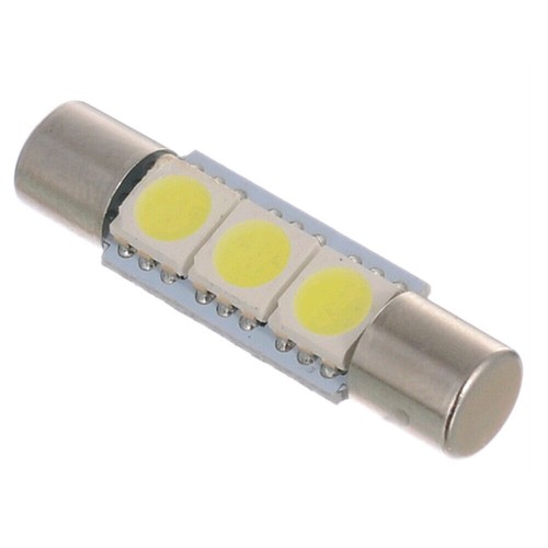 4X 5050 3-SMD 31mm 6641 Fuse LED Bulbs Vanity Mirror Light Sun Visor Lamp White - Picture 12 of 12