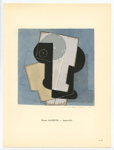 Pochoir Henri Laurens - imprimé en 1929 - Photo 2 sur 2