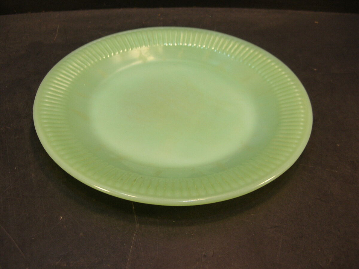Fire King Jadeite “Jane Ray” Salad/Dessert Plate Fire King Jadeite “Jane Ray” Salad/Dessert Plate