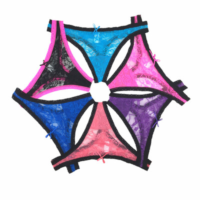 Lot 6pcs Women's Sexy Full Lace Thongs Panties Underwear G-string Lingerie Pants