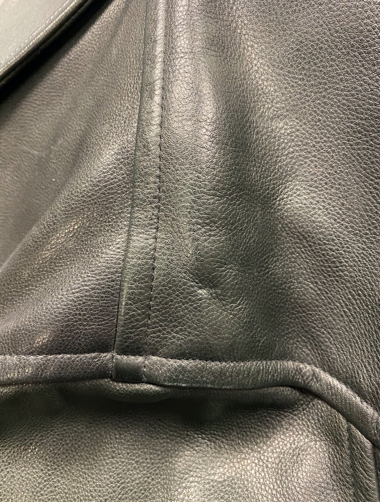 Coach Men's Black Leather Coat Jacket Size XL Gem