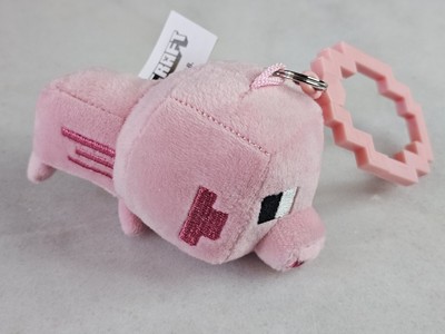 MINECRAFT Plush Hangers Keychain Pig