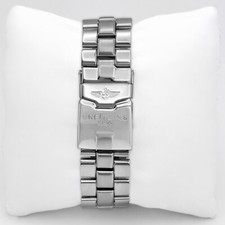 Breitling Super Avenger A13370 Auto 48mm Custom Dia Bezel White Dial Chrono w.P 3