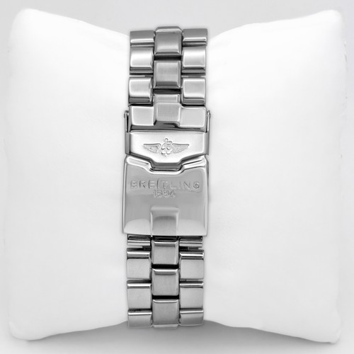 Breitling Super Avenger A13370 Auto 48mm Custom Dia Bezel White Dial Chrono w.P - Picture 3 of 10