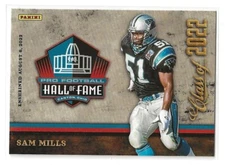 2022 Panini Sam Mills Pro Football Class of 2022 Hall of Fame Card