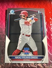 2023 Bowman Chrome Prospect #BCP-89 Nikau Pouaka-Grego - Philadelphia Phillies