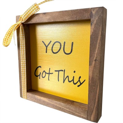 Frame Tables Decorations Wall Office Desk Top Shelf, Decorative Signage Indoor