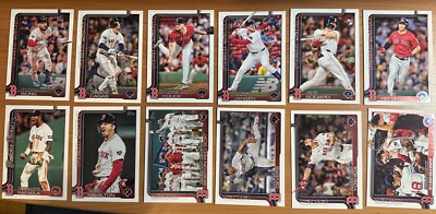 2025 Topps Series 1 - BOSTON RED SOX lot
