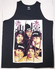 NWA Tank Top T-shirt N.W.A. South Central LA Compton Vest Men's 2XL Black New