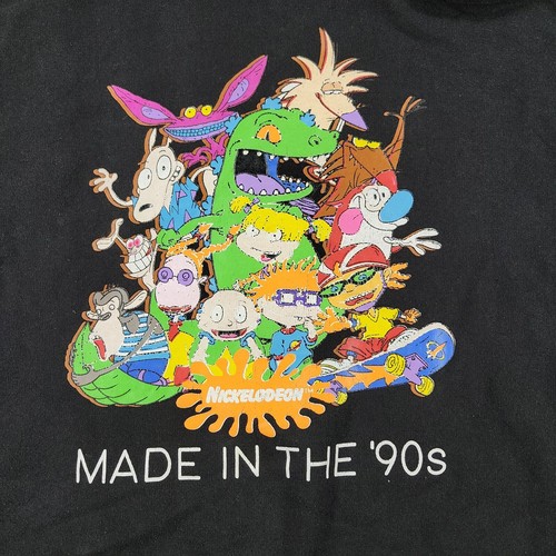 Nickelodeon Sweatshirt Women's Large Black Pullover Hoodie Long Sleeve Graphic - Bild 2 von 13