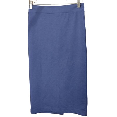 Forever 21 Women's Navy Blue Midi Pencil Skirt Small - Main Image