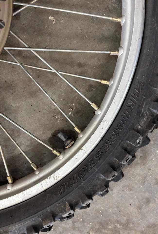 1996 年本田 XR600R XR 600R 前轮胎轮辋辐条轮转子 80/100-21 21 1997 — 第 3/3 张图片