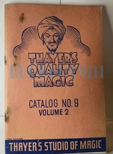 1940's Thayers studio of Magic Catalog No9 Volume 2 Rusted Staples loose pages