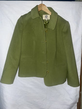 Viyella Vintage Green Jacket Size 12
