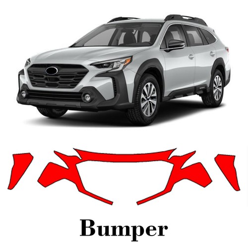 Front bumper PreCut PPF Paint Protection Film For Subaru Outback 2023-2025