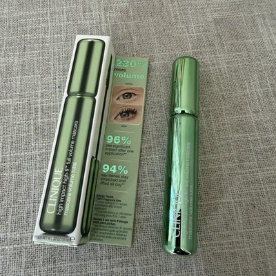 CLINIQUE HIGH IMPACT FULL VOLUME MASCARA #02 INTENSE BLACK BROWN 0.27oz