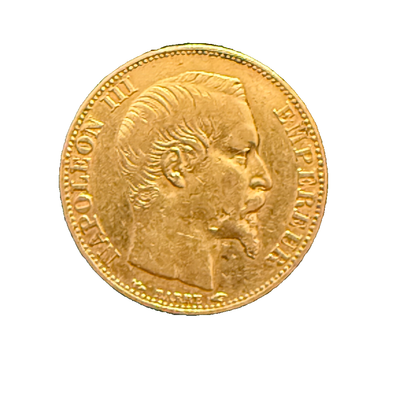 フランス 1854年 A ゴールド 20 フラン ナポレオン 3世 France 1854 A Gold 20 Francs Circulated Napoleon III | eBay