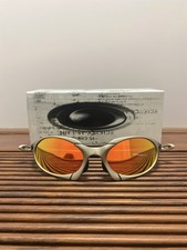 Oakley Romeo X metal retro sunglasses Matte frames polarized orange lens