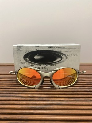 Oakley Romeo X metal retro sunglasses Matte frames polarized orange lens