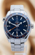 OMEGA Seamaster Planet Ocean GMT blau Edelsta...