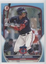 2023 Bowman Draft Sky Blue 294/499 Yasser Mercedes #BD-139 11s9