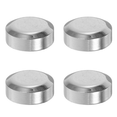  4 Pcs Frameless Glass Shelf Bracket Mirror Mounting Clips Clamp Fixing