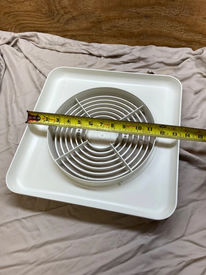 Broan Nutone 99110567 Ventilador Rejilla Plástico Blanco *D8 Foto 2 de 3