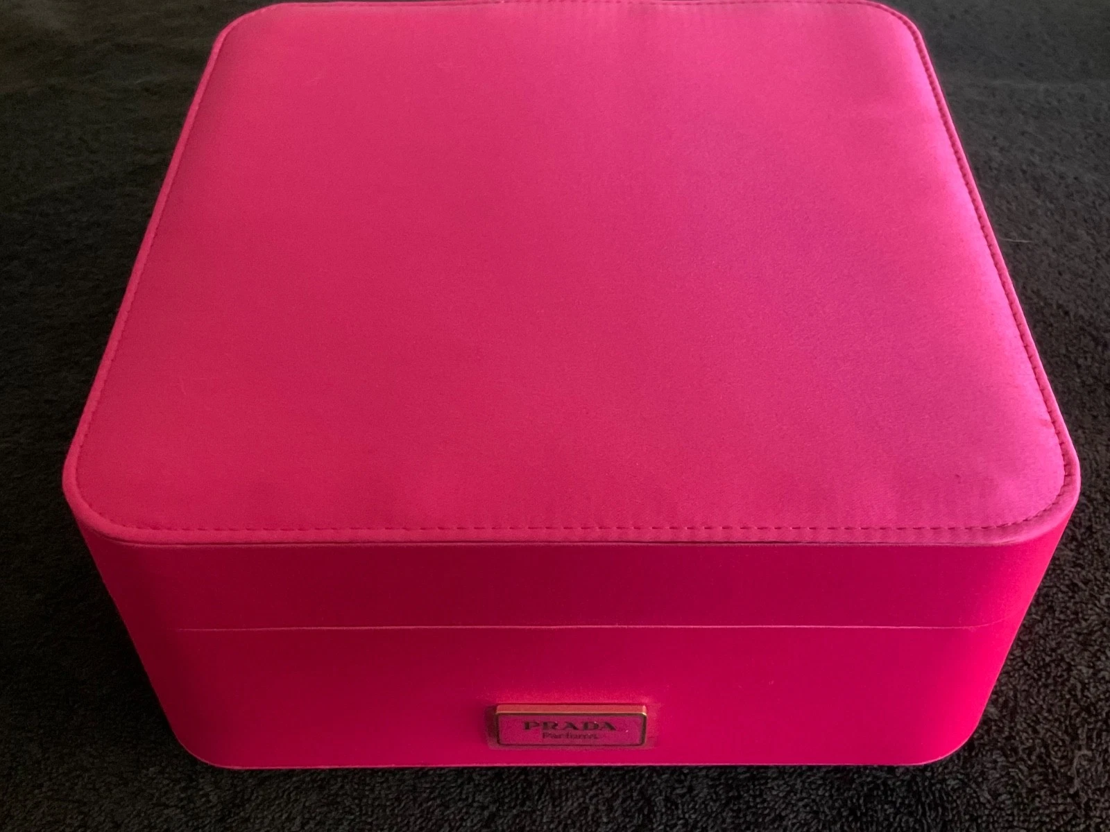 Prada Parfums Hot Pink Organizer Jewelry Box