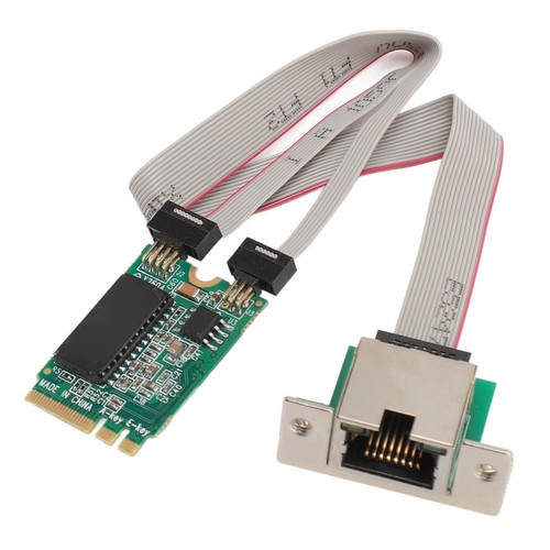 M.2 A+E Network Card Bent Pin Gigabit Ethernet Single Port RJ45 Server Netwo Hot - Bild 16 von 24
