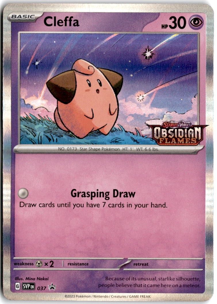 Cleffa - (Prerelease) Promo SV: Scarlet & Violet Promo Cards 037 NM