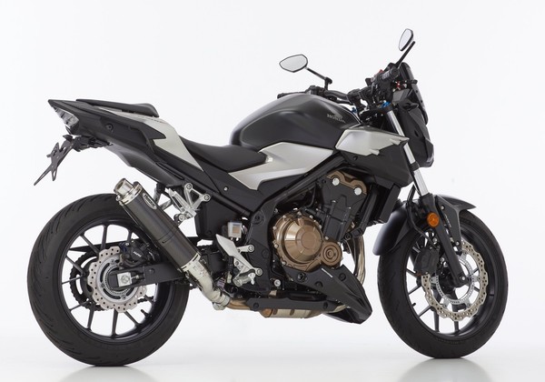 Hurric Supersport Slip On ErsatzdäMpfer (2-1) FüR Honda CB500F 471 Ccm Bj. 17-18-image
