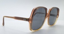 Vintage 319 Brown Oval Oversized Sunglasses FRAMES ONLY France