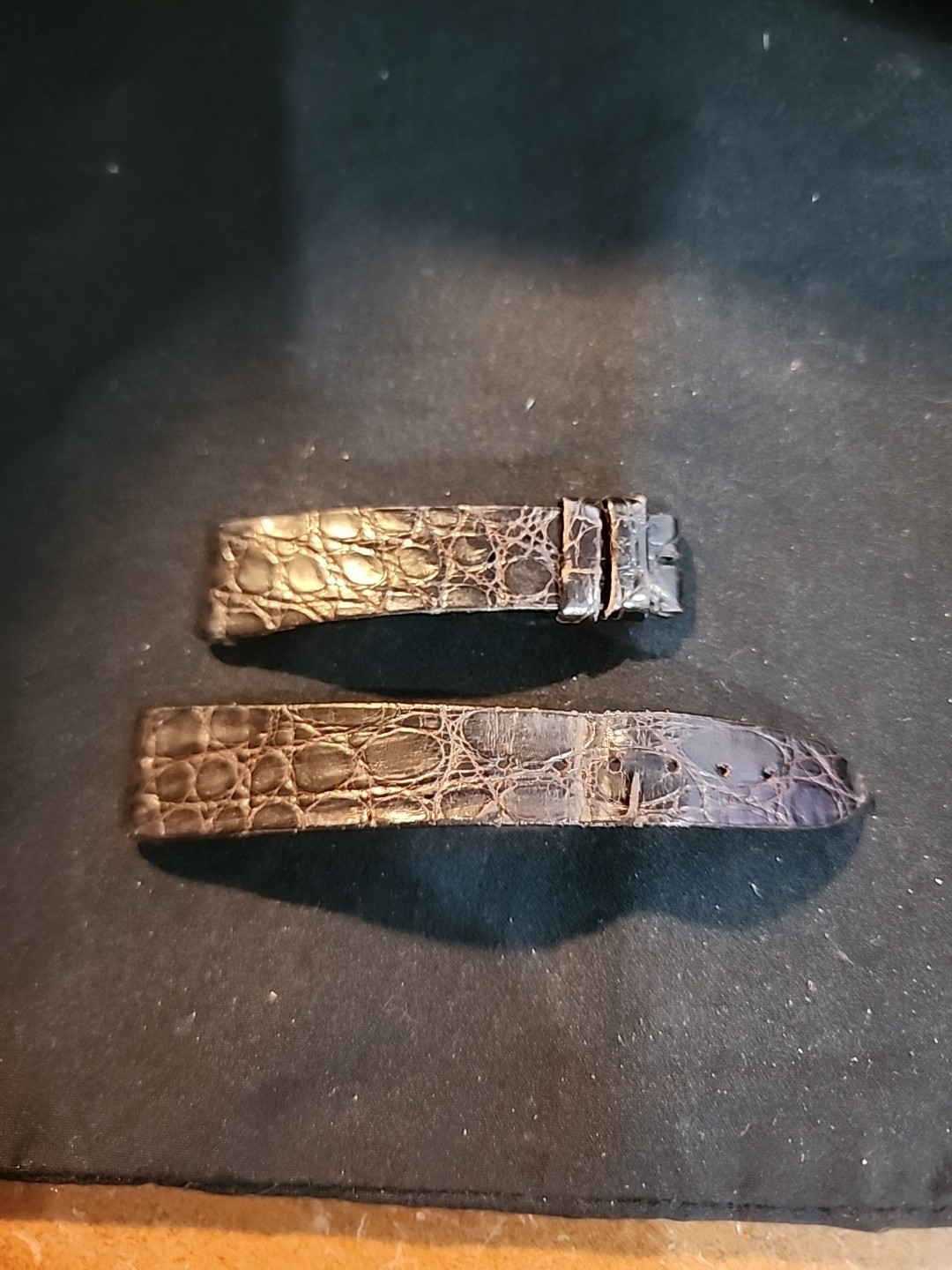 Vintage Genuine Rolex Brown 19.25mm Watch Band Swiss Used No Buckle