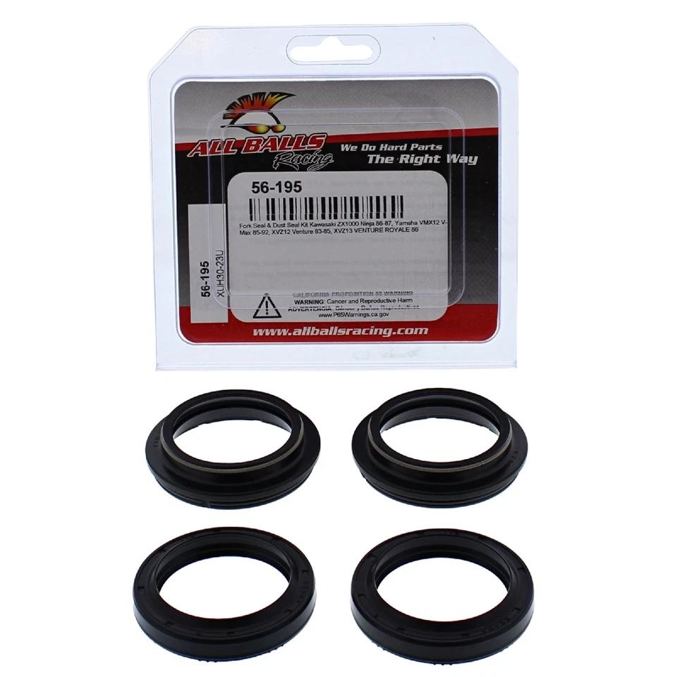 New All Balls for k and Dust Seal Kit 56-195 for Yamaha XVZ12 Venture 83 84 85 - Изображение 3 из 4