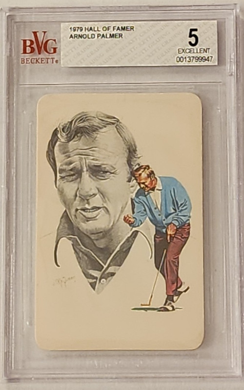1979 Hall of Famer Arnold Palmer BGS 5 Excellent Rare and Beautiful Card