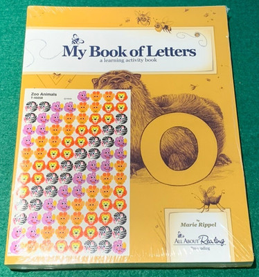 My Book of Letters by Marie Ripple All About Reading Learning Homeschool Sealed