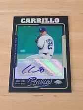 2005 Topps Chrome Cesar Carrillo #UH224 Autograph Black Refractor Rookie $$$