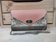 Borsa Artigianale in Legno e Pelle - Incisa a Laser - Pezzo Unico Handmade