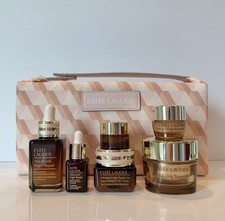 7-Pc Estee Lauder Skincare Set 3 FULL Size Items With Cosmetic Travel Case,NEW