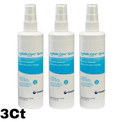 Bedside-Care Spray No-Rinse Cleanser Shampoo & Body Wash Scented 8.1 oz 3Ct