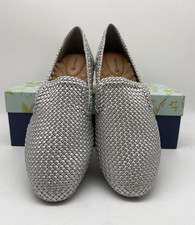  ON SALE NOW  Brand New Birdies Women  s Starling Slip-On Loafer Silver