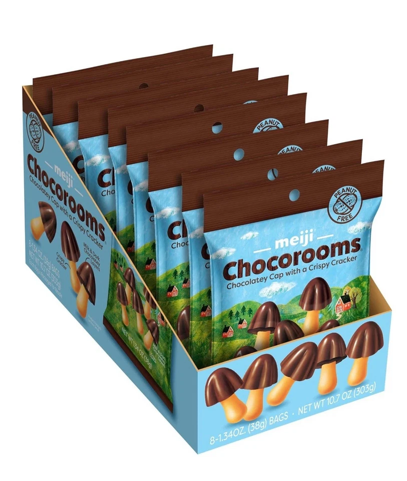 Chocorooms 70100 Meiji Chocorooms paquete múltiple 1,34 oz Foto 4 de 4