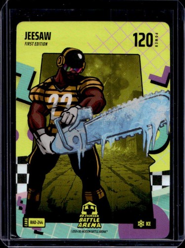 2024 Bo Jackson Battle Arena Alpha Jeesaw \'s Rad Battlefoil SP First #RAD-244