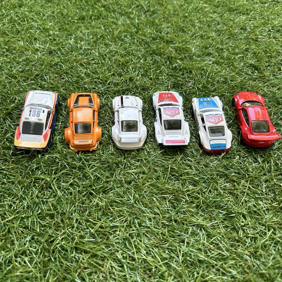 Vintage Hot Wheels Racing Lot of 6 Porsche 1:64 Diecast Car Loose - Image 2 of 4