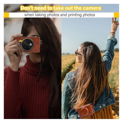 Retro Camera Case PU Leather Camera Case With Adjustable Shoulder Strap For Hot