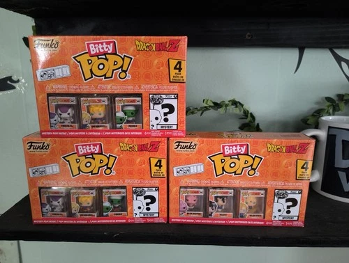 Funko Bitty Pop!: Dragon Ball - Bitty Pop! Dragon Ball Z 4 Pack Lot Of 3 Offers