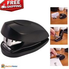 Sleek Mini Stapler Bundle: 12 Sheets, Built-In Remover  1000 Staples Included
