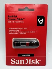 SanDisk 64GB Cruzer Glide USB 2.0 Flash Drive BRAND NEW