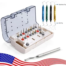 Implant Broken Screws Remover Kits Surgical Tool/NITI Stainless Hand Plugger NEW